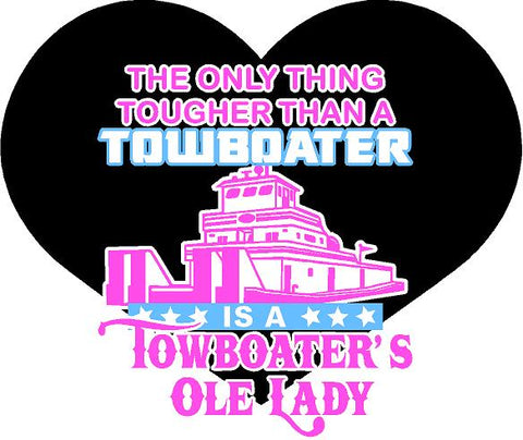 Towboater Ole Lady Decal